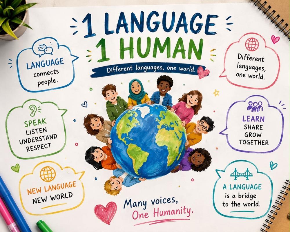 ▪️ One Language, One Person.